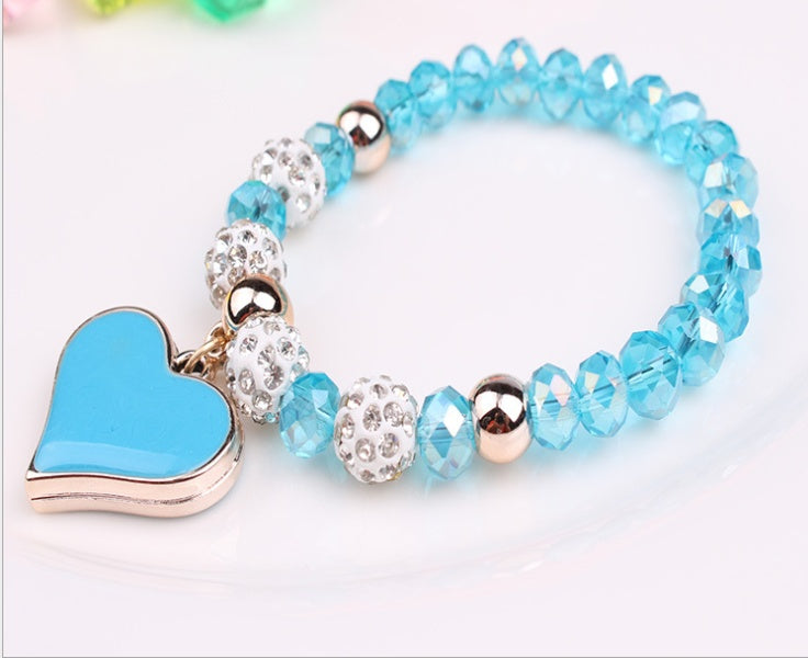 Elastic Crystal Heart Bracelet & Bangle - Evolvgaia®