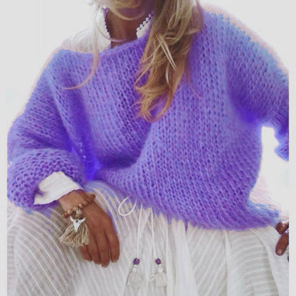 Luxe Mohair Knit Sweater - Evolvgaia®