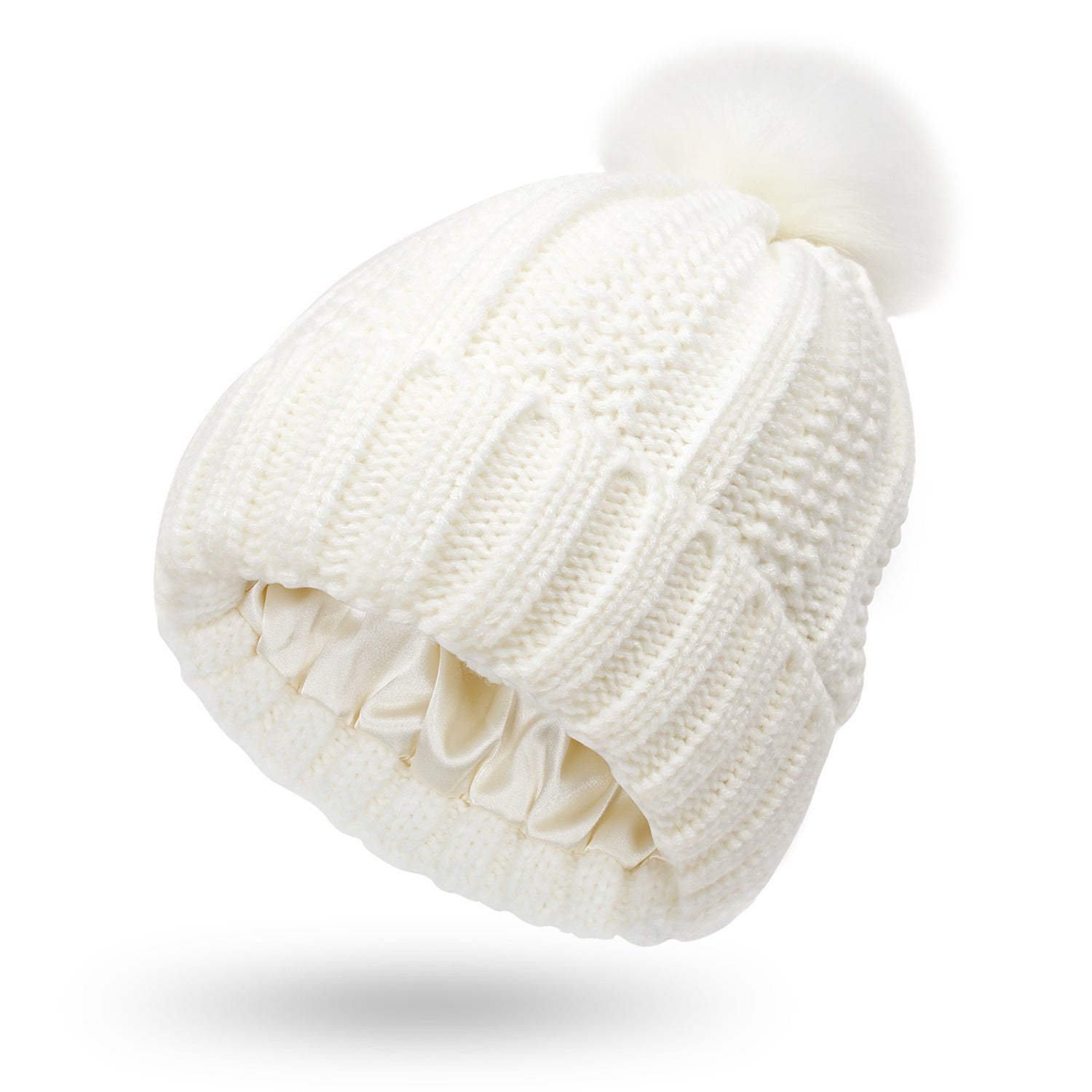 Lumière Satin-Lined Knit Beanie - Evolvgaia®