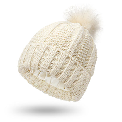 Lumière Satin-Lined Knit Beanie - Evolvgaia®