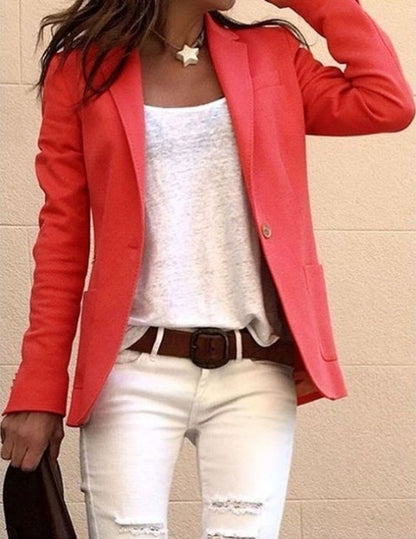 Candy-Hued Long Sleeve Blazer - Evolvgaia®