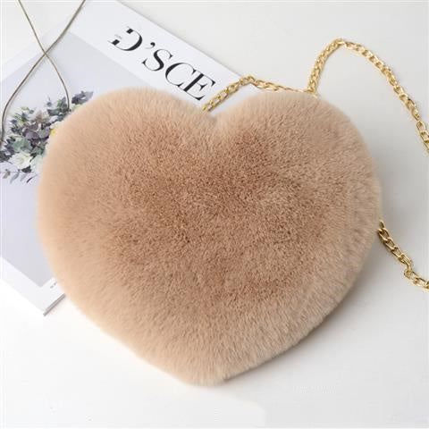 Love Bags For Women Plush Chain Shoulder Bags - Evolvgaia®