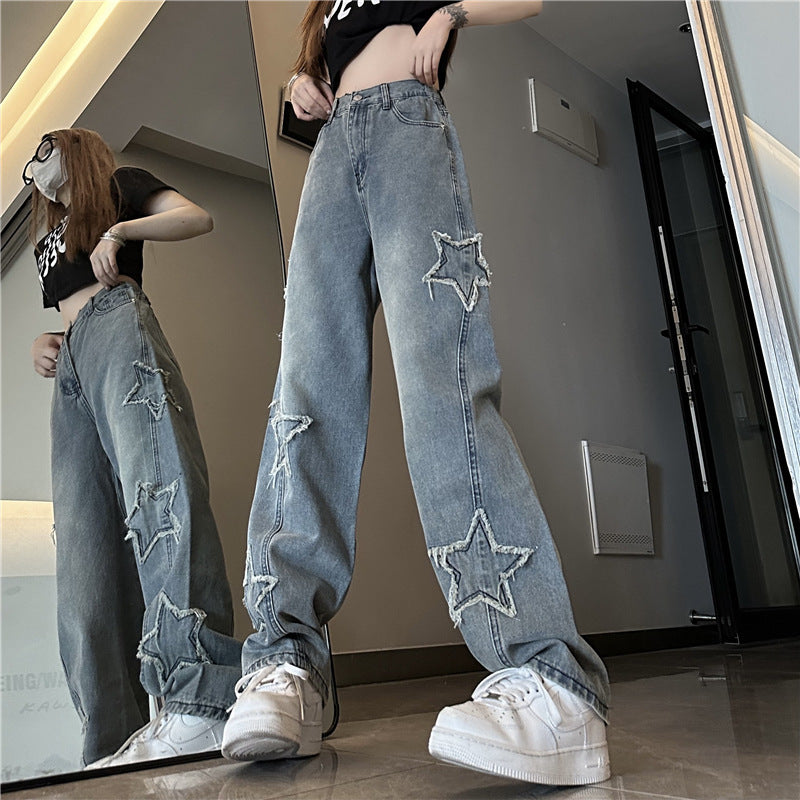 Indigo Grace Embroidered Denim - Evolvgaia®