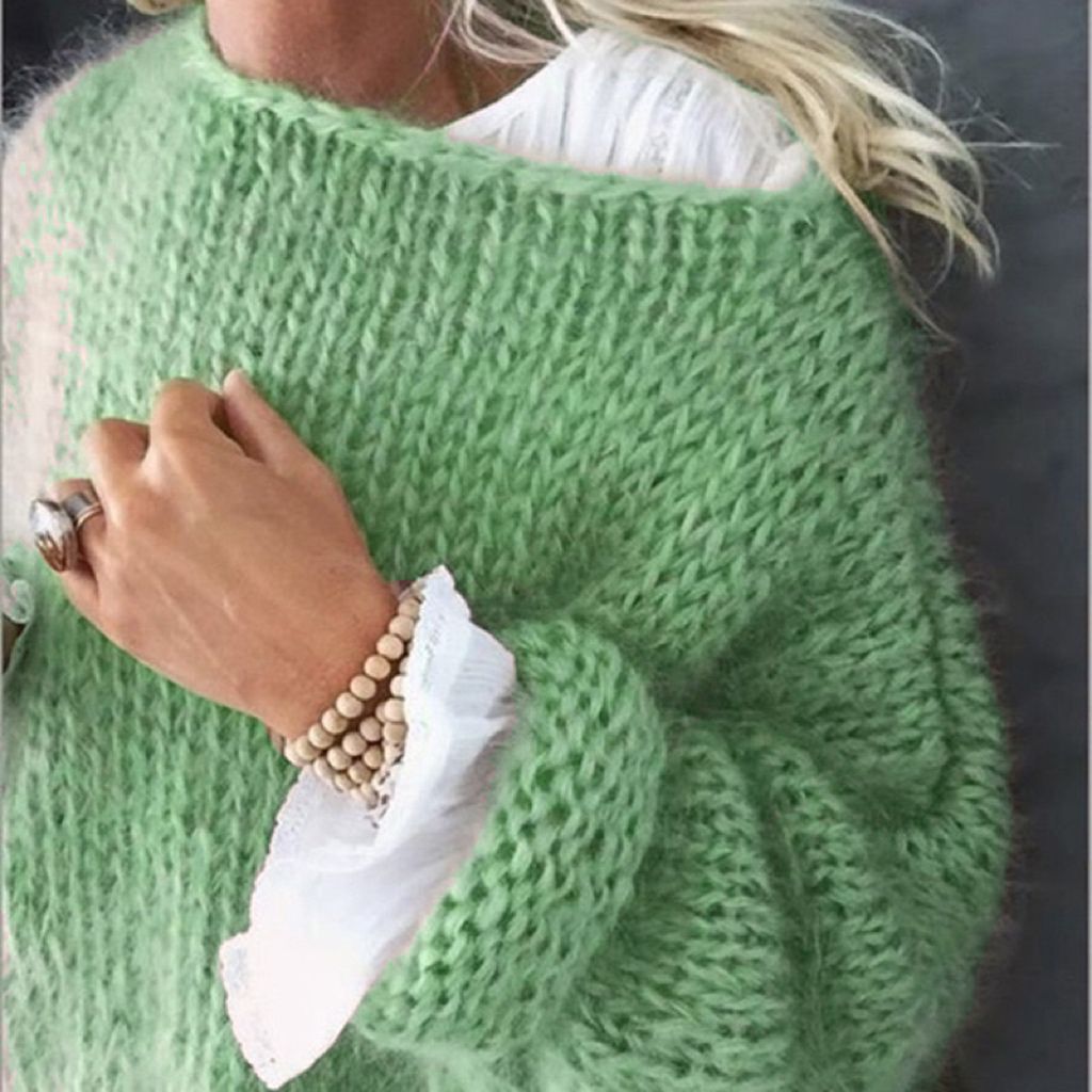 Luxe Mohair Knit Sweater - Evolvgaia®