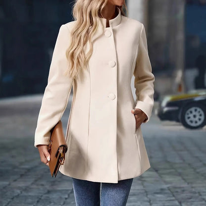 Sophisticated Mid-Length Winter Coat - Evolvgaia®