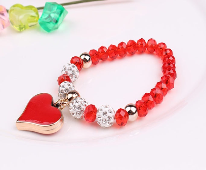 Elastic Crystal Heart Bracelet & Bangle - Evolvgaia®