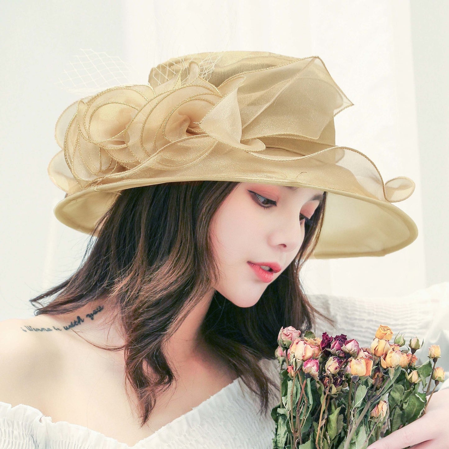Women’s Organza Sun Hat - Evolvgaia®