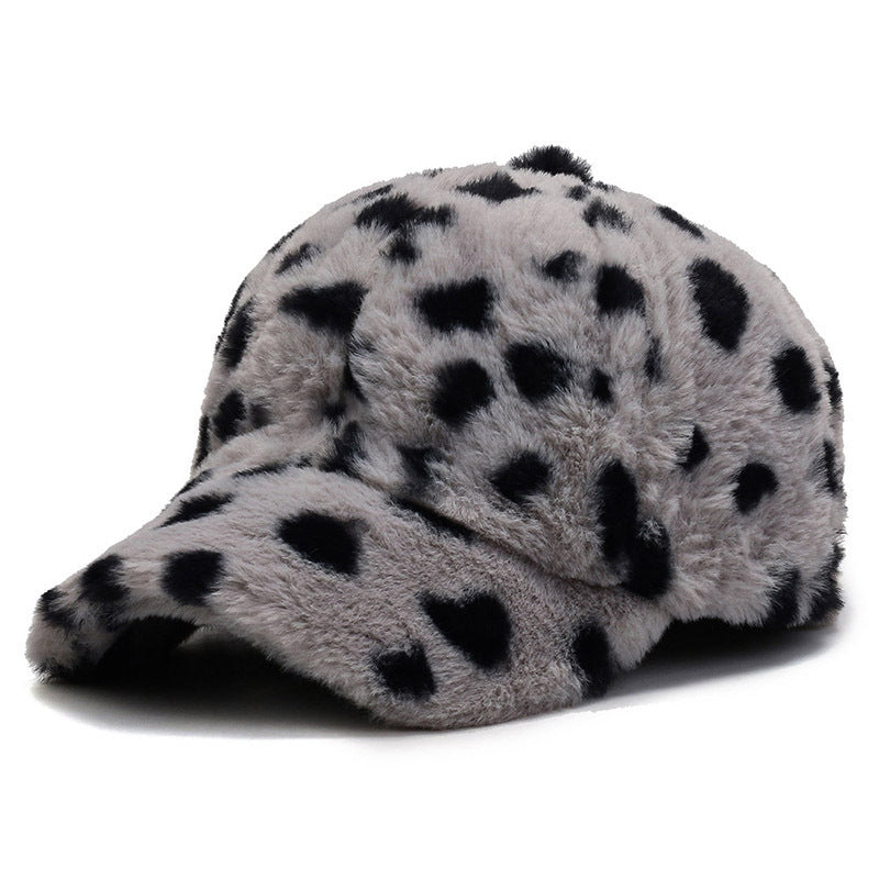 Heritage Leopard Fleece Baseball Cap - Evolvgaia®