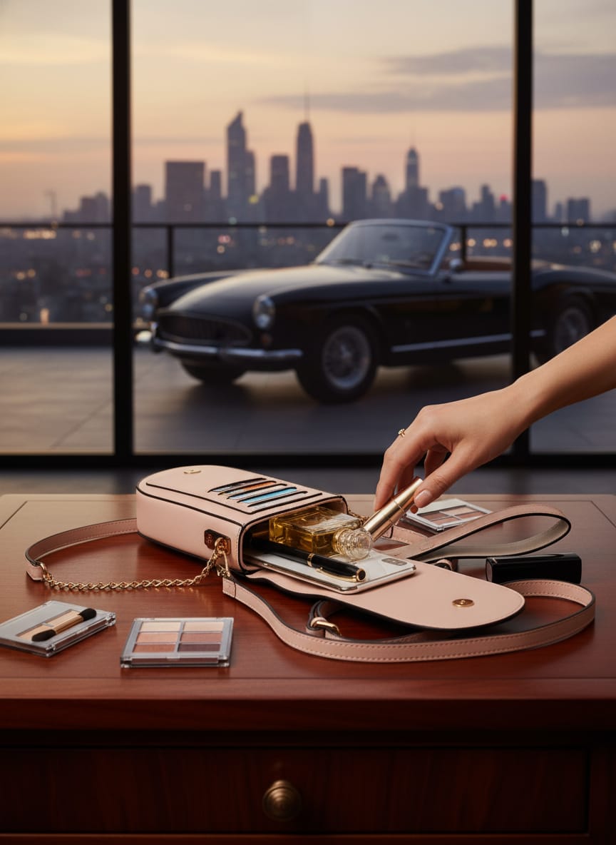 Elegant Mini PU Crossbody