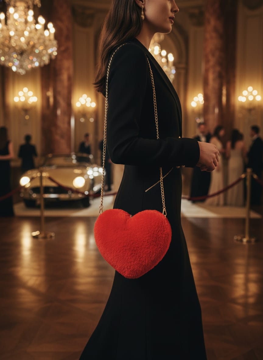 Love Bags For Women Plush Chain Shoulder Bags