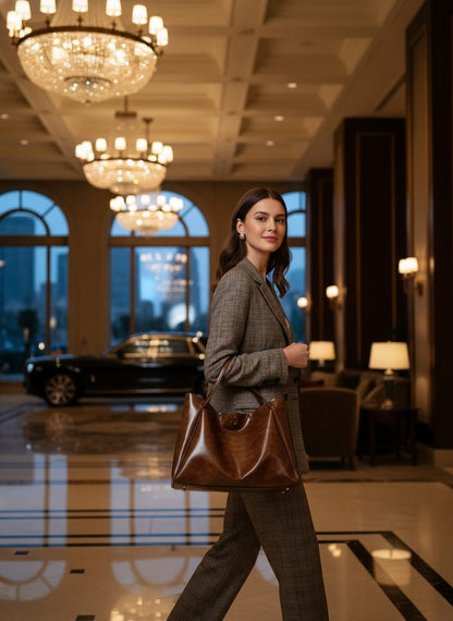 Retro Soft Leather Shoulder Bag