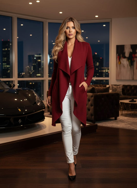 Elegant Plus Slim Trench Coat