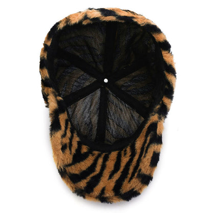 Heritage Leopard Fleece Baseball Cap - Evolvgaia®