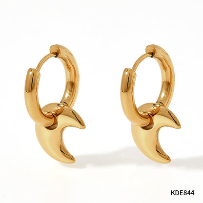 Lustrous Geometric Stainless Steel Earrings - Evolvgaia®