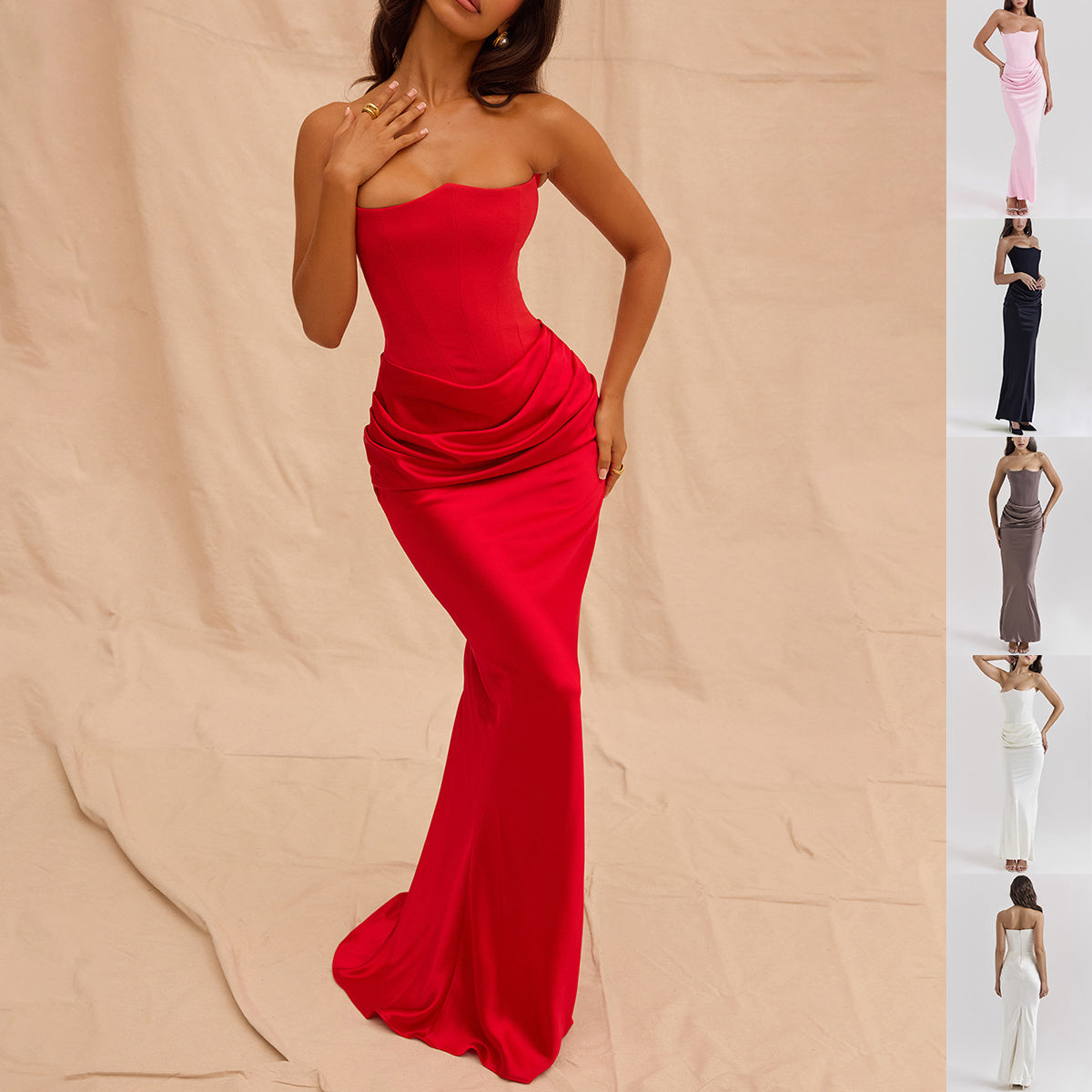 Elegant Slim Tube Dress - Evolvgaia®