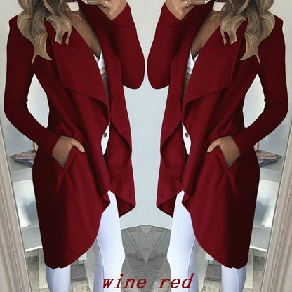 Elegant Plus Slim Trench Coat - Evolvgaia®