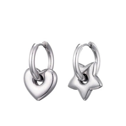 Lustrous Geometric Stainless Steel Earrings - Evolvgaia®
